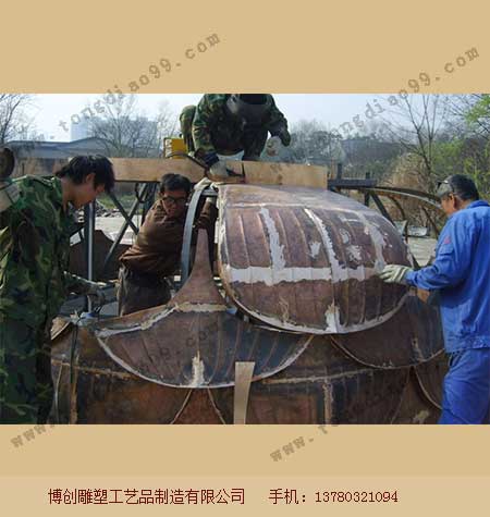 哈爾濱極樂寺大佛制作流程1