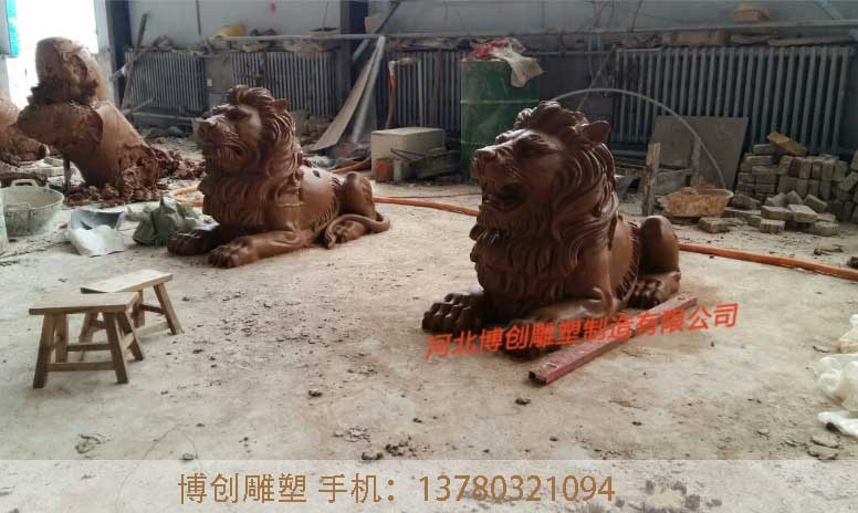 大型銅雕獅子
