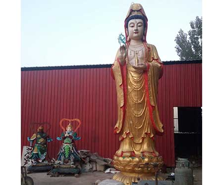大型銅觀音