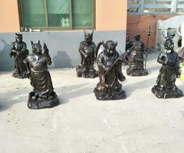 十二生肖神像雕塑