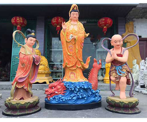 觀音銅佛像雕塑