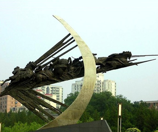 城市廣場銅馬創(chuàng)意雕塑