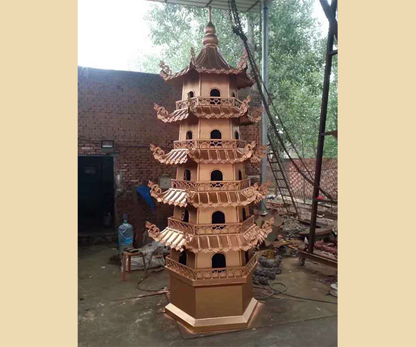 鑄銅寶塔雕塑